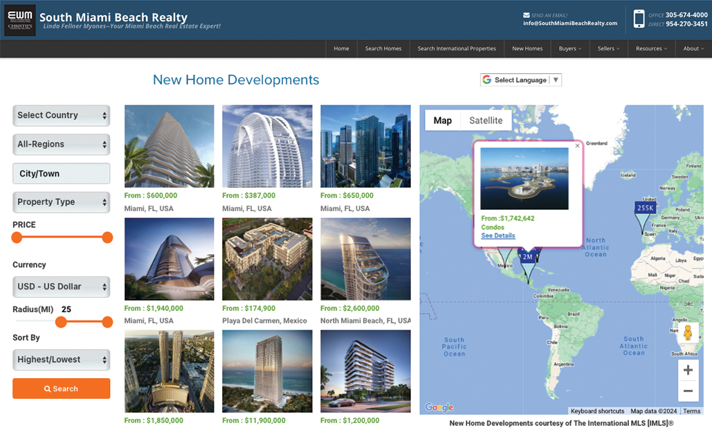 International New Home Developments